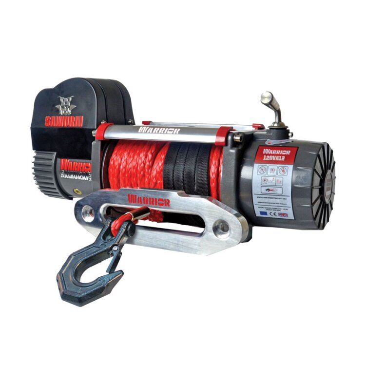 Electric winch Warrior Samurai Gen2 4.3 t 12v synthetic rope ip68