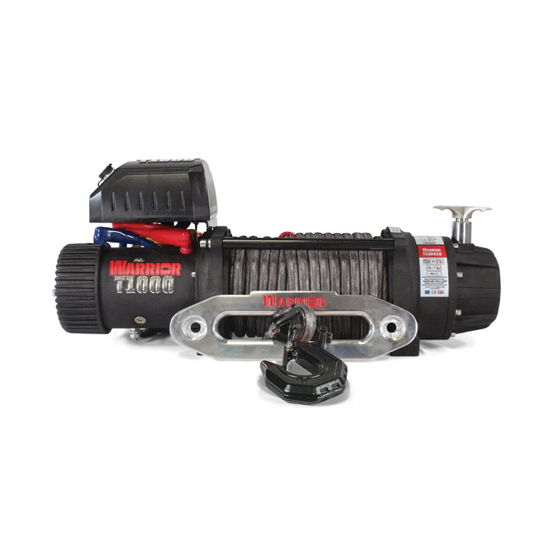 Warrior Severe Duty Winch electric winch t1000 14500 6.5 t 24 v plastic rope waterproof to ip68
