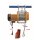 Electric winch hoist wire rope hoist with radio remote control 230v 250kg 60m