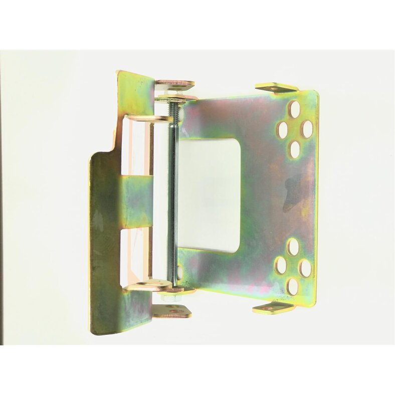 Mounting plate for construction hoist