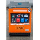 black+decker bxgnd7900e diesel generator full power 8 kva 400v/230v