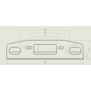 Universal Montageplatte Anbauplatte für schmale Seilwinden wie Short Drum