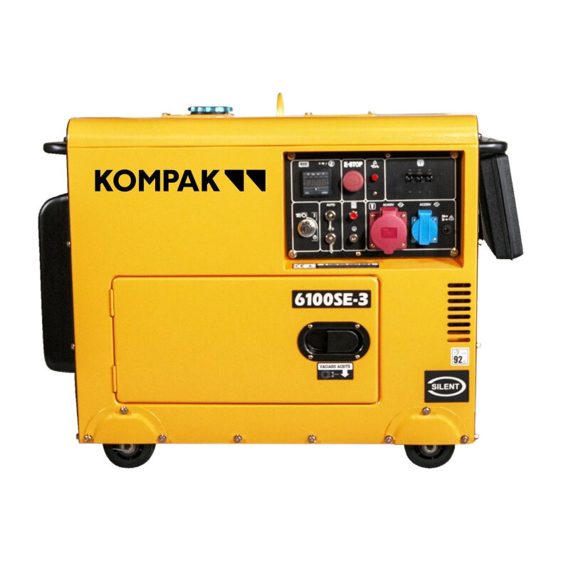 KOMPAK Diesel Generator 6,9 kVA 230V/400V