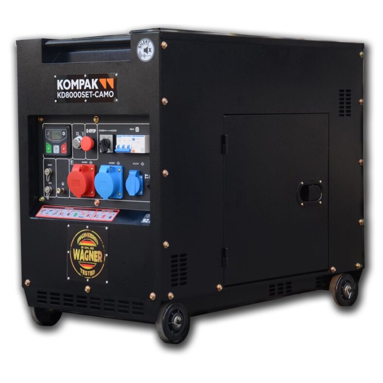 KOMPAK Diesel Generator Full Power 8 KD8000SET-CAMO...