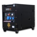 KOMPAK Diesel Stromaggregat 6,5 kW KD8000SE-B 230V 25L Tank