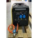 kompak dual fuel inverter gasoline 3900 watt generator 230v