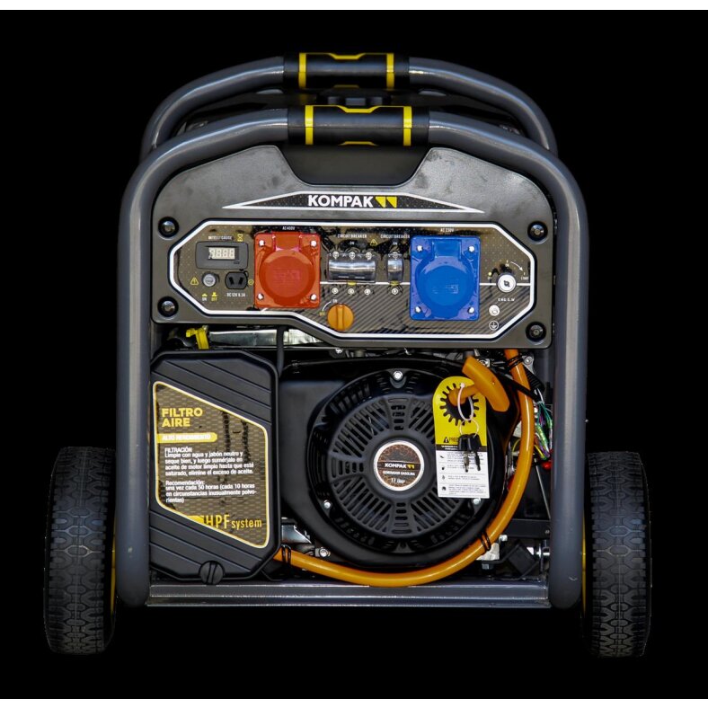 KOMPAK Dual Fuel Inverter Stromerzeuger K10000TE-T-DF Benzin Gas günst