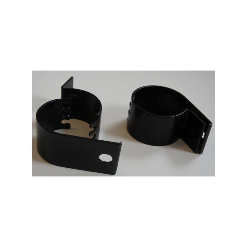 Scheinwerferhalterung Rundrohr schwarz 60mm