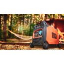 black+decker inverter power generator petrol 6500 watt 230v e-start radio start ats