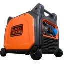 black+decker inverter power generator petrol 3900 watt 230v e-start ra