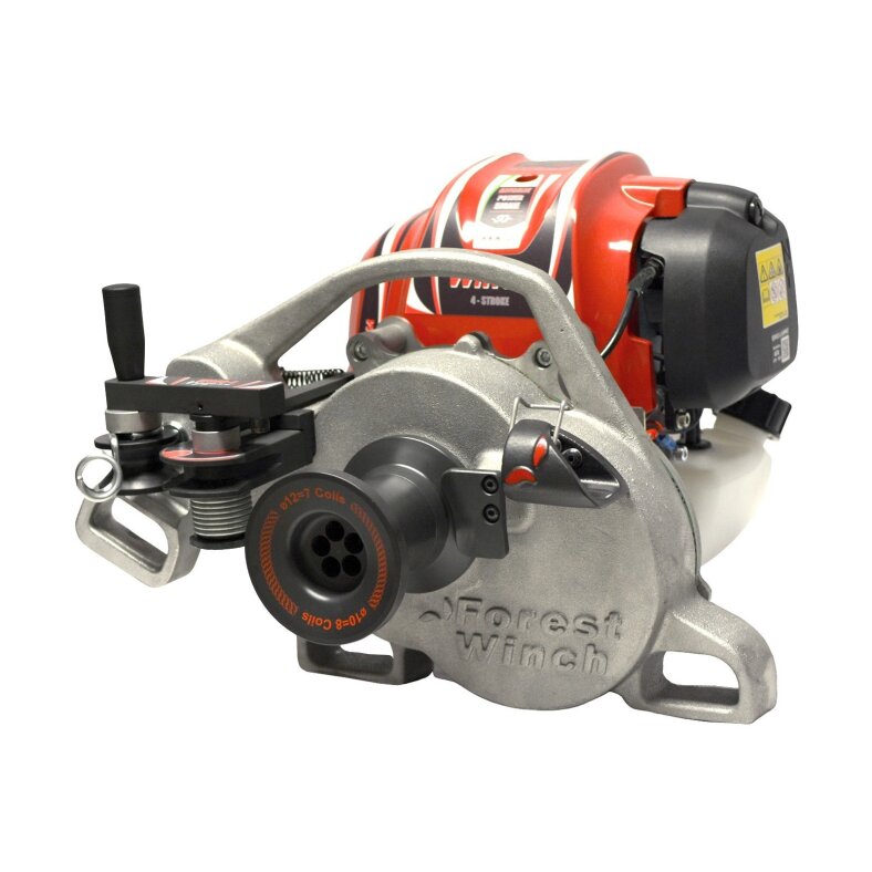 docma capstan winch, forestry rope winch, motor winch vf900-4 nippon 1730 kg pulling force without rope