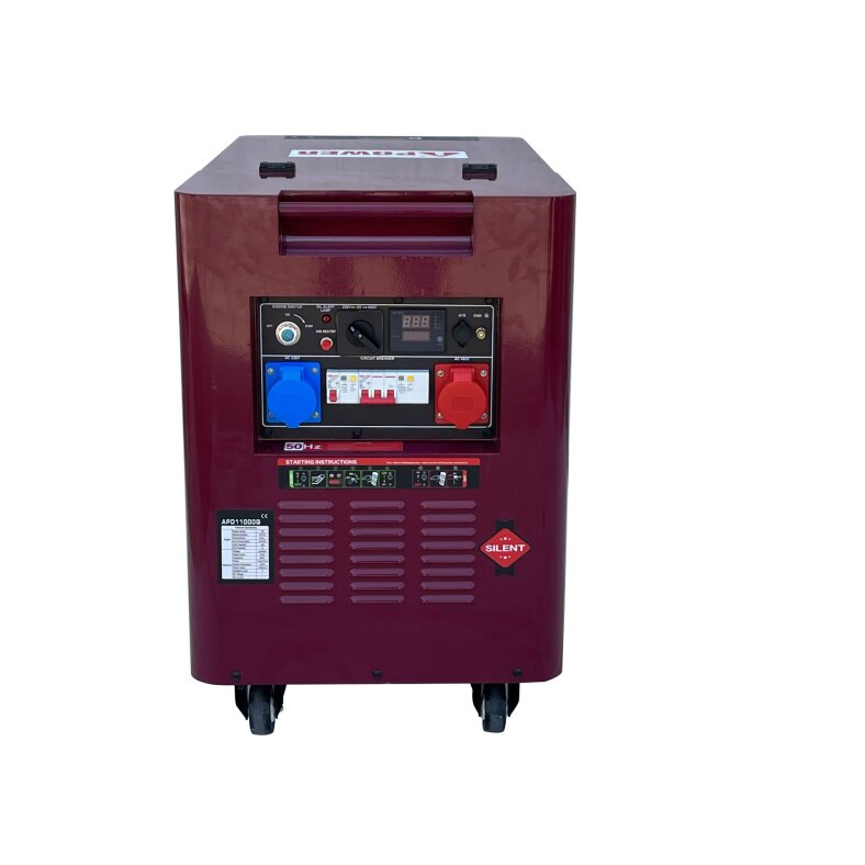 AiPOWER Diesel Stromaggregat Full Power 9 KVA APD11000Q 400V/230V