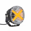X-Type 7 Inch AMBER - Long Range Headlight E-Certification