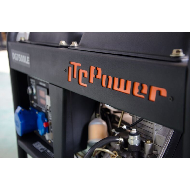 ITC POWER Full POWER Generator Diesel 8 KVA DG7800LE-T 230&400 V