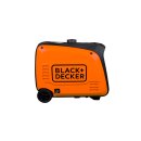 black+decker inverter power generator petrol 3900 watt 230v e-start radio start ats