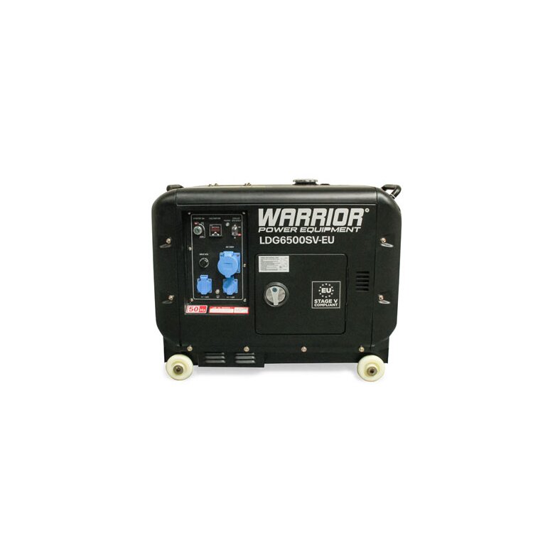 warrior 5500 watt silent diesel generator emergency generator 230v eu5