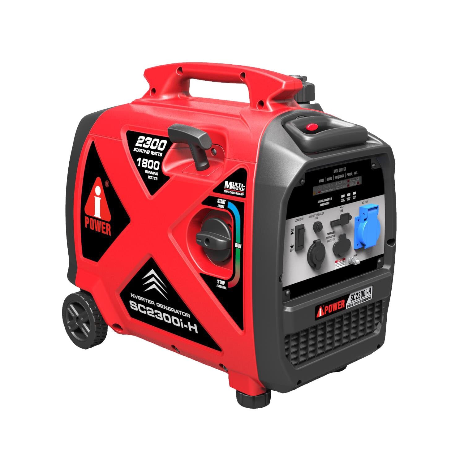 KS Notstromaggregat Benzin Inverter Stromerzeuger Generator 4KW 2x 230V 16A 50Hz