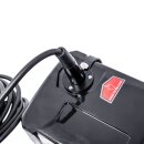 Electric hoisting winch plastic rope with radio remote control 1200kg 24v