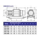 ComeUp CWG-Series industrial hoisting winch cable winch hoist 400v 1100 kg