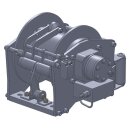 runva hwt 1.1 - 1.5 ton marine winch crane hydraulic heavy duty