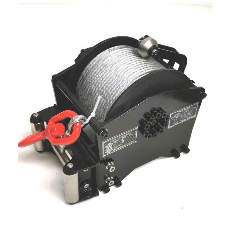 runva hwt011 1.1 Ton Marine Cable Winch Crane Hydraulic Heavy Duty