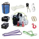 80/82v battery operated winch with accessories