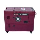 AiPOWER Diesel Stromaggregat Full Power 9 KVA APD11000Q 400V/230V Set inkl. Zubehör