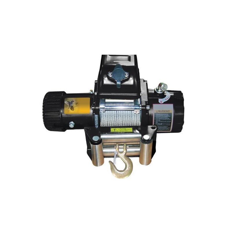 Electric winch runva 9500 Short Drum 4.3 t 24 v steel cable