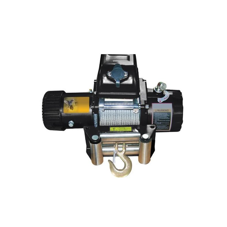 Elektrische Seilwinde RUNVA 9500 Short Drum 4,3 t 24 V Stahlseil