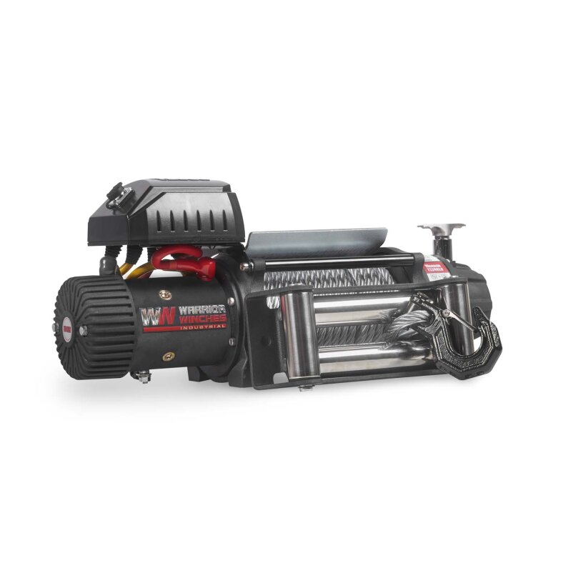 Elektrische Seilwinde Warrior Severe Duty Winch T1000 14500 6,5 t 12 V Stahlseil wasserdicht nach IP68