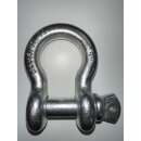 Schäkel - geschweift mit Schraubbolzen -  4,75 t Nutzlast 3/4"