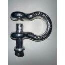 Shackle - curved with screw pin - 4,75 t payload 3/4"