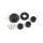 Vertikale Dachdurchführung 2-8 mm Kabel 16 mm Stecker schwarz