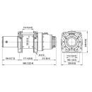 ComeUp hoisting winch 1270kg gtd2800 12v