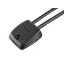 Horizontal Roof Penetration, Double, 6-10 mm Cables Black