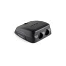 Horizontal Roof Penetration, Double, 6-10 mm Cables Black