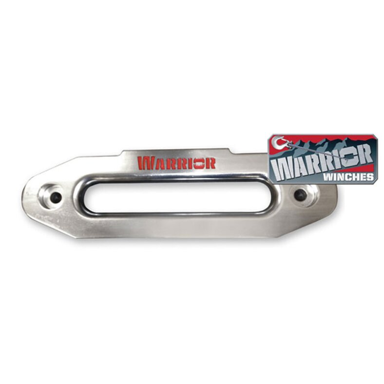 Aluminum rope window Warrior silver with red logo