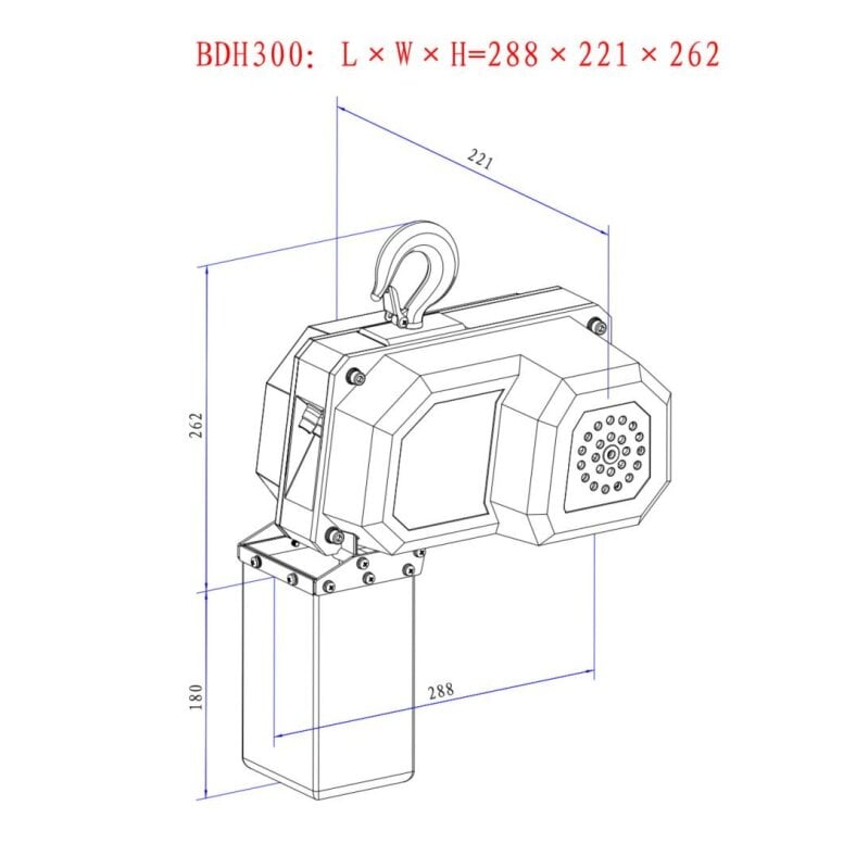 Elektrischer Seilzug 250 Kg – 30 M Hub, 1500 W, Mit Funkfernbedienung – Für Werkstatt & Garage