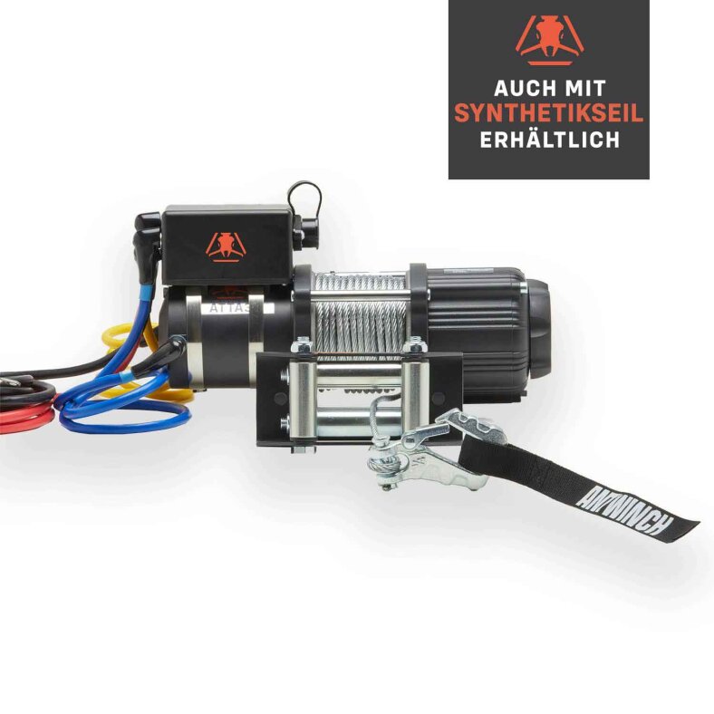 Electric winch ANTWINCH ATTA 3 steel cable 3500LB 1.6t 12V