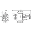 KIOWINCH CKW-300-L Elektroseilwinde Hubwinde Zugwinde 70m 300kg 16-25m/min 230V mit Funkfernbedienung