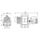 KIOWINCH CKW-300-LL Elektroseilwinde Hubwinde Zugwinde 110m 300kg 16-25m/min 230V mit Funkfernbedienung