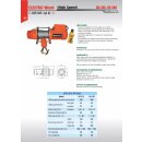 kiowinch construction hoist 58m lifting height 300kg...