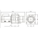 kiowinch construction hoist 58m lifting height 300kg 20m/min 230v