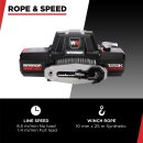 Electric Winch Gladiator F Type 12500 lbs 12V with Armortek Extreme