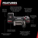 Electric Winch Gladiator R Type 12500 lbs 12V with Steel Cable