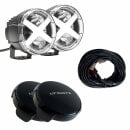 Spar-Set: 2x X-Type 5 Zoll + Kabelsatz + Abdeckkappen...