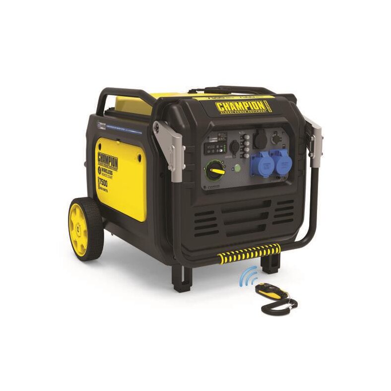 Champion 7500 Watt Inverter Stromerzeuger Benzin 230V Elektrostart Funkstart ATS