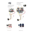 Universal Funk Fernbedienung 12V/24V mit 2 Sendern