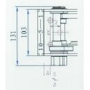 Manual mechanical cable winch 1134kg with 6-metre belt strap