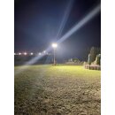 Mobile LED Light tower Perimeter Lighting 1600 Watt 4.500m² Illumination
